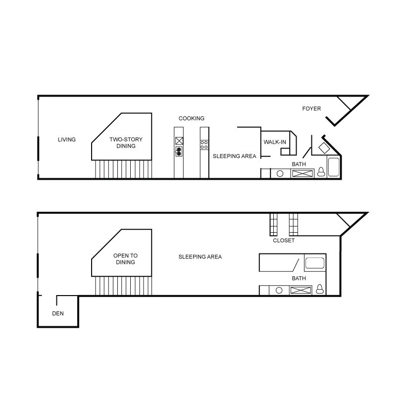 Floor plan layout diagram for cx4